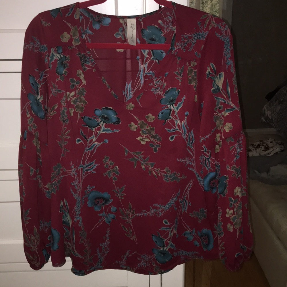 Allison Joy vneck blouse